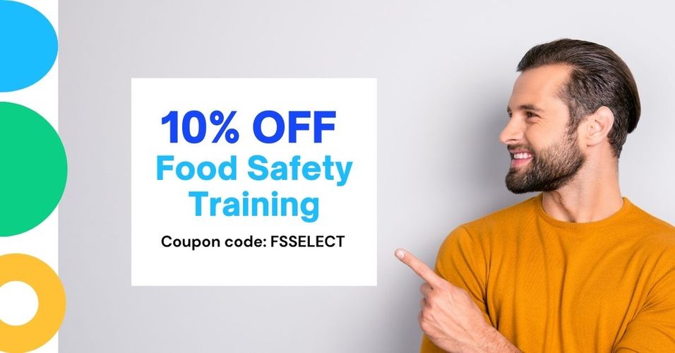 Get 10% off food safety training when you book with CFT Food Safety Training