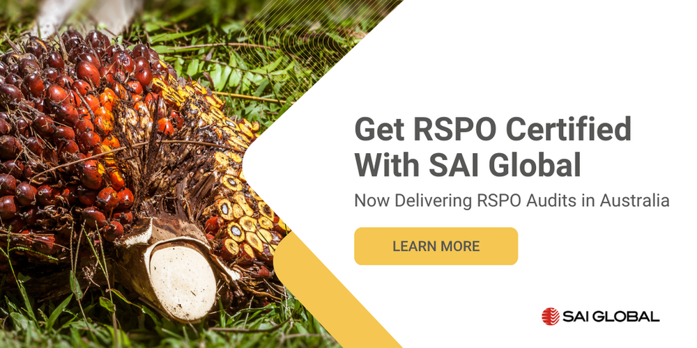 RSPO Supply Chain Certification with SAI Global