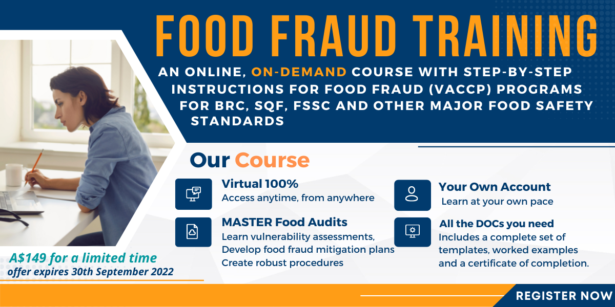 Food Fraud Training
